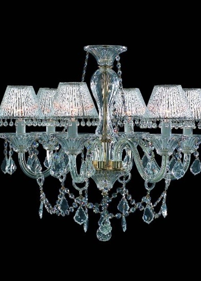 Windsor Bohemian Crystal Shaded Chandelier
