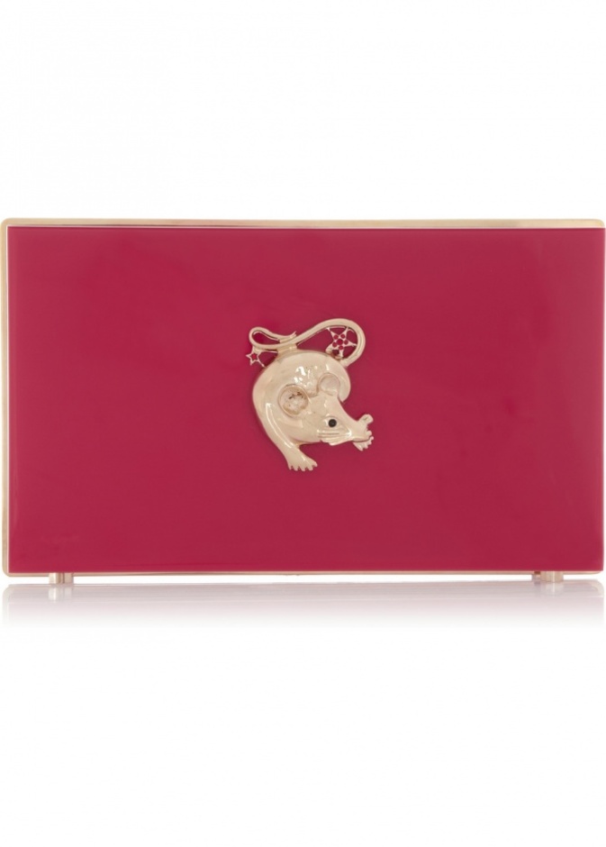 Year of the Rat Pandora Perspex clutch