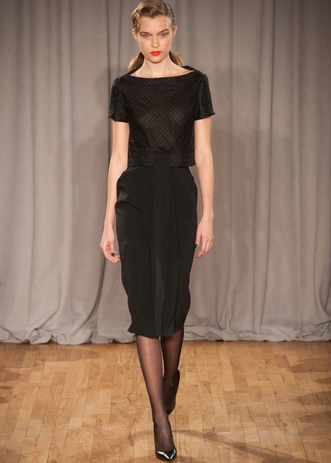 Zac Posen... خريف بأناقة اليزابيث تايلور ورقة أودري هيبورن