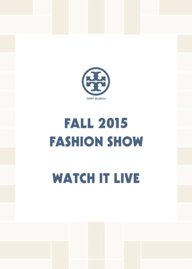 Tory Burch FW15 show