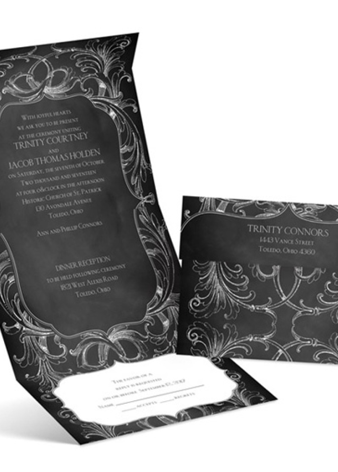 دعوات زفاف من Ann’s Bridal Bargains