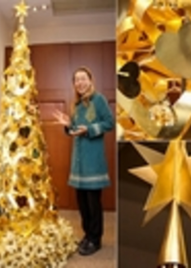 شجرة الأعياد في اليابان بمليوني دولار 