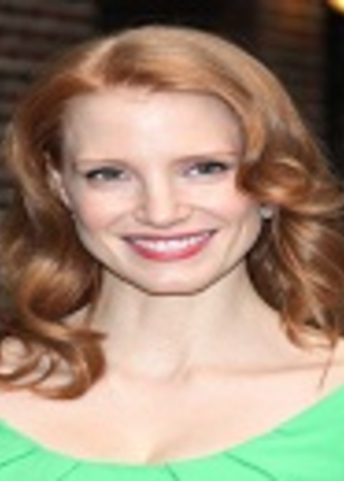 جيسيكا شاستين بمجوهرات  وينستون 