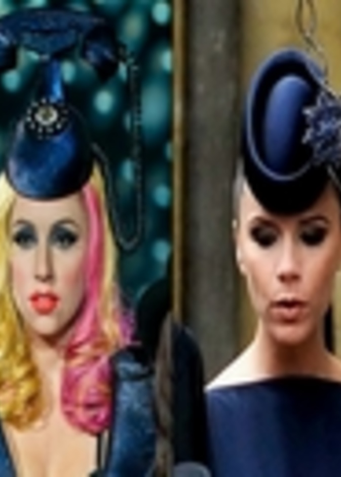 القبعات تدخل فيكتوريا بيكهام وليدي غاغا قاعة المشاهير