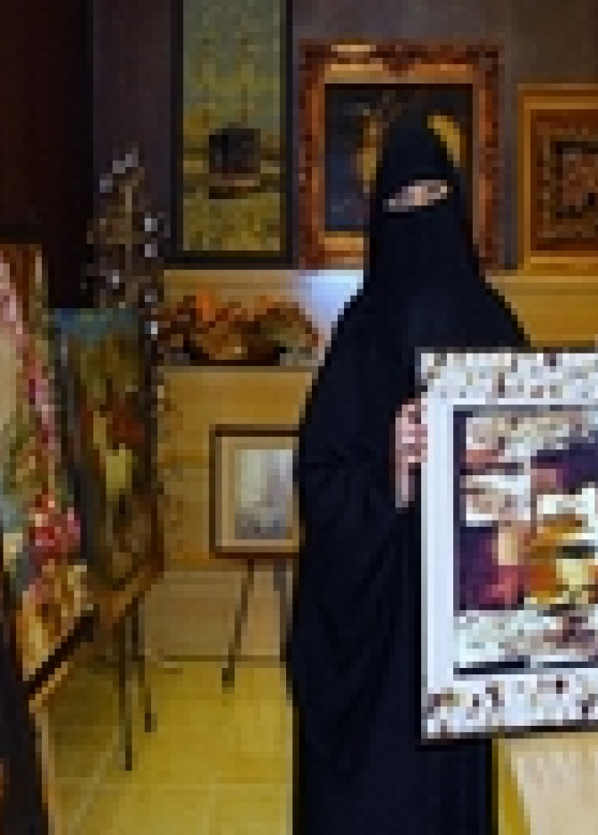 ليلى الشاذلي تقدم تحف اللوحات العالمية بأسلوب شرقي