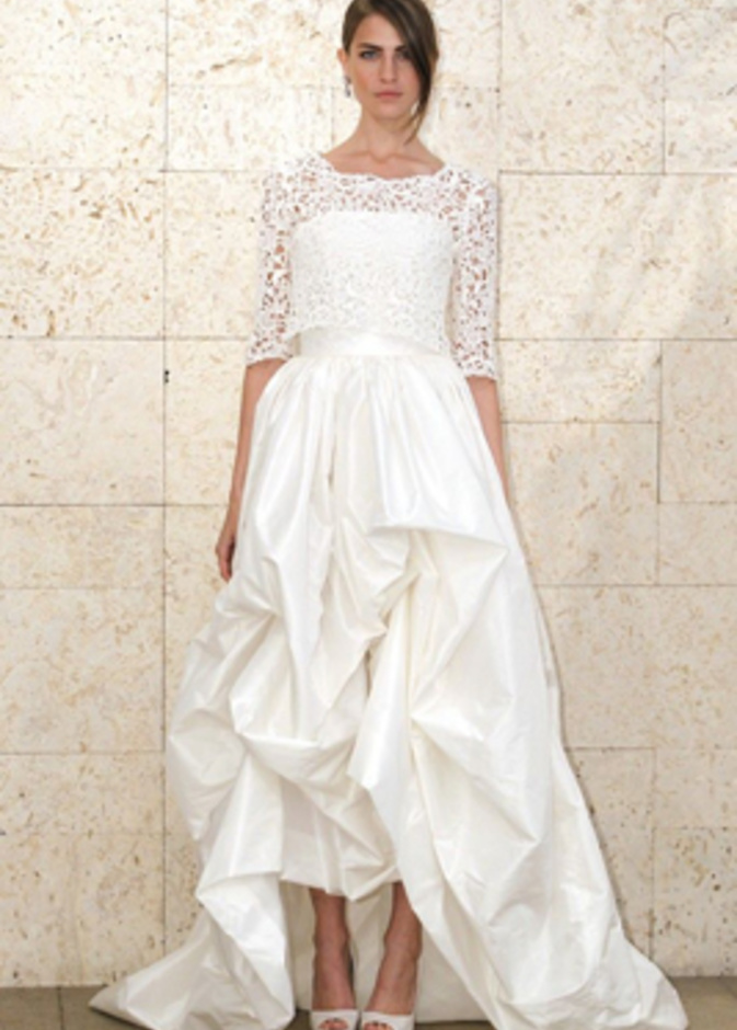 عرض أزياء أوسكار دي  لا رينتا لفساتين زفاف ربيع 2012 