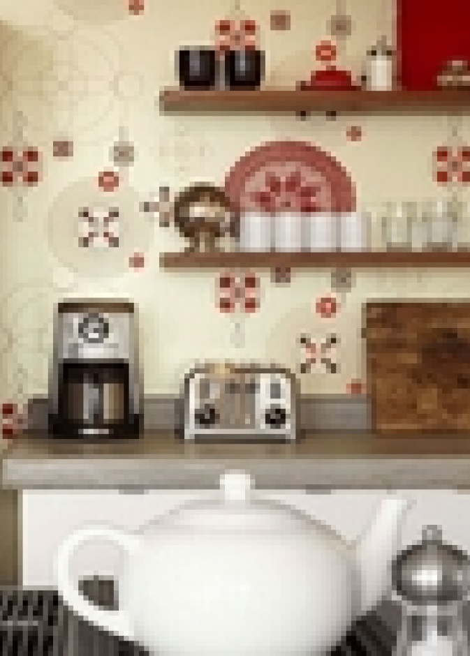 مميزات وعيوب ورق جدران المطبخ