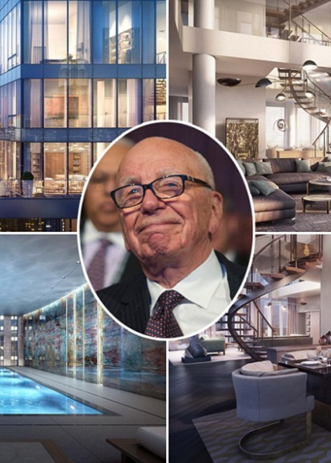 روبرت مردوخ يشتري شقة بـ57 مليون دولار