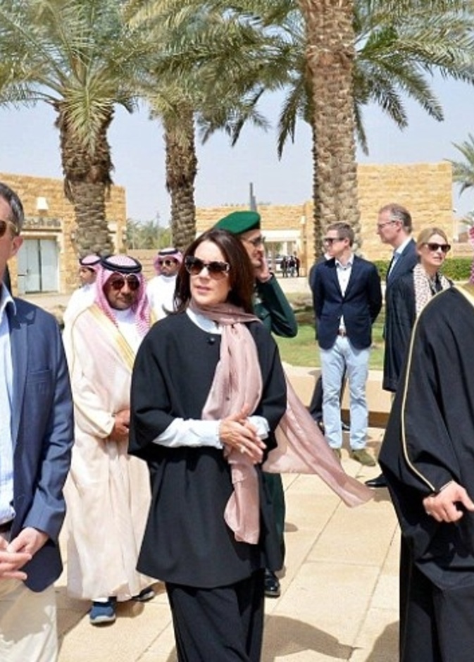 الامير فريدريك والاميره ماري في السعودية