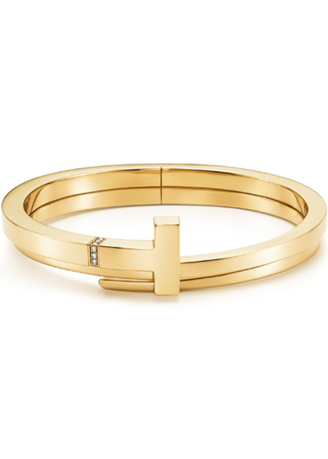 Tiffany T Wrap بالذهب الأصفر