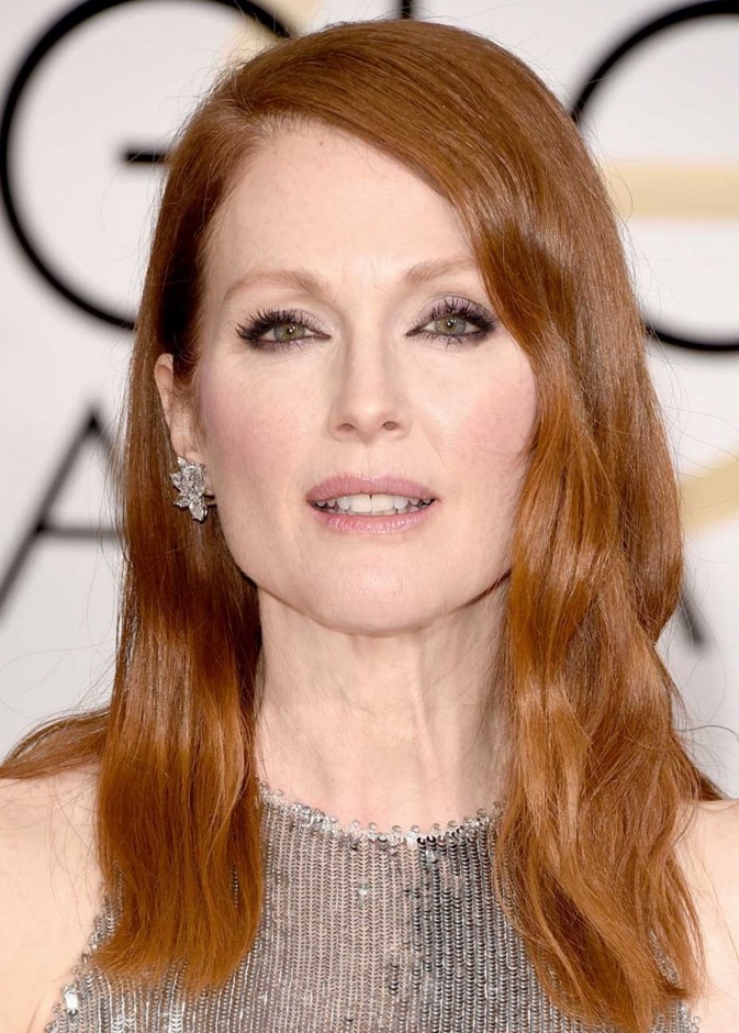 Julianne Moore Chopard at 2015 Golden Globes