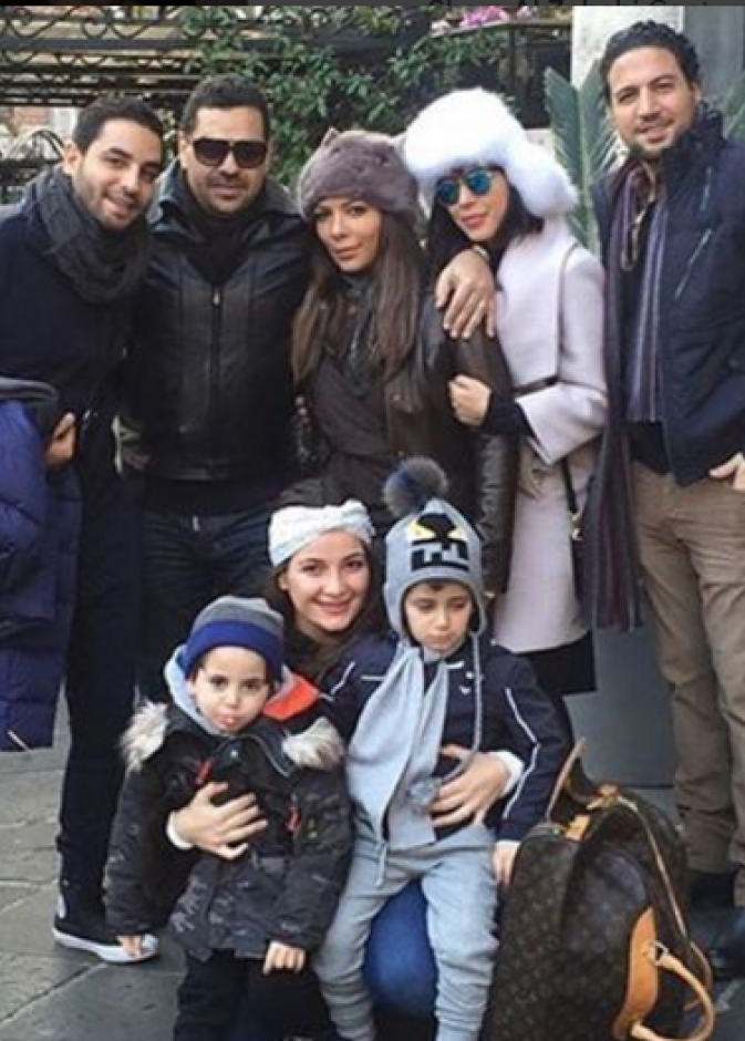 عائلة اصالة تستقبل العام الجديد في روما