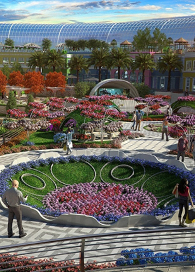 سيتي لاند مول .. أول مركز تسوق في العالم مستوحى من الطبيعة في دبي