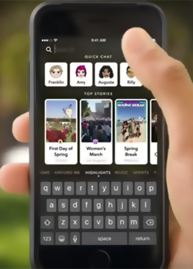 فيديو : أكثر من مليون قصة عالمية في تطبيق سناب شات