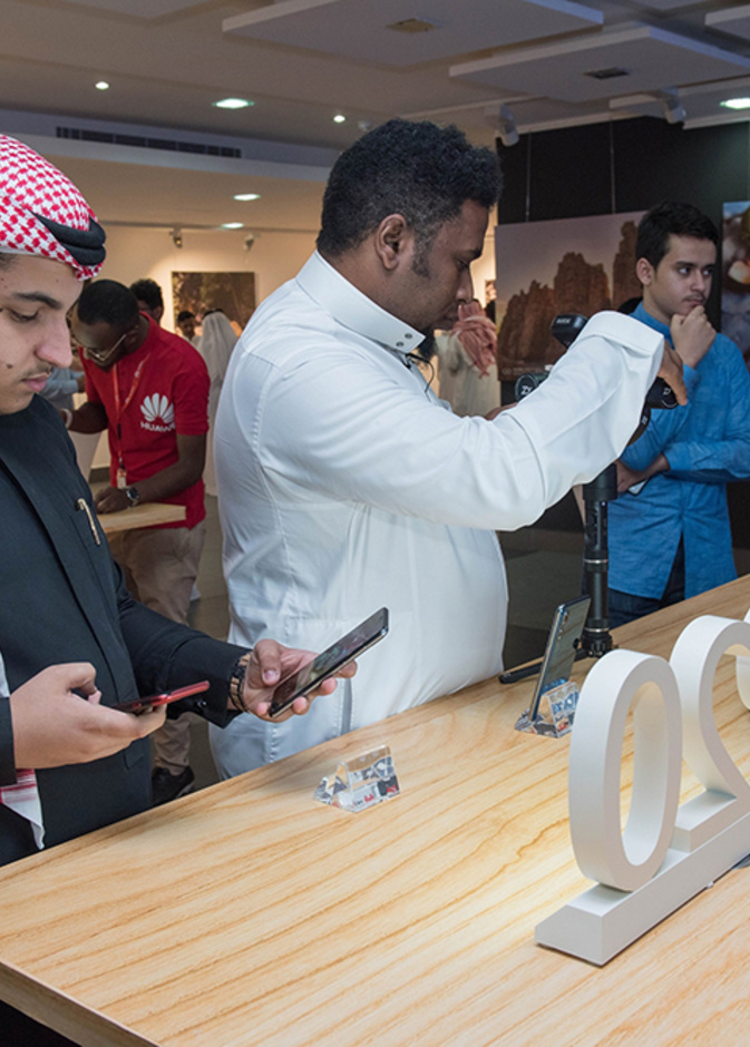 تجربة الإعلاميين لأحدث منتجات هواوي