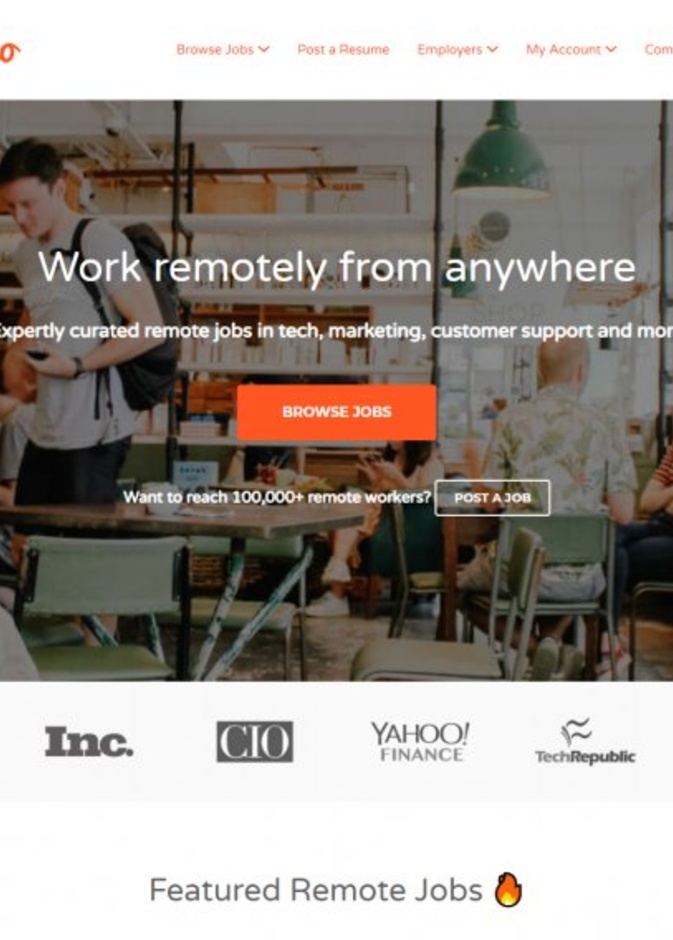 Jobspresso للحصول على الوظائف عن بعد في مجالات عدة