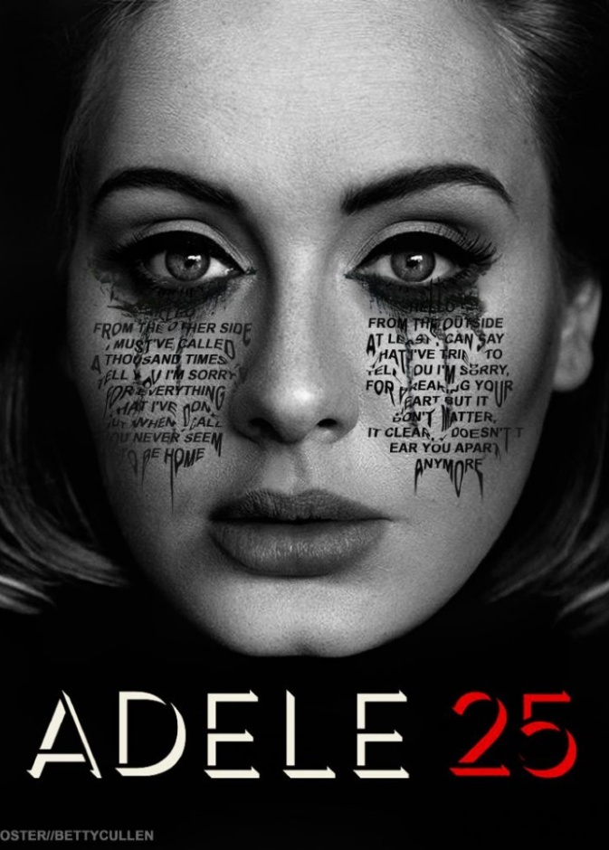 بوستر ألبوم 25 لأديل
