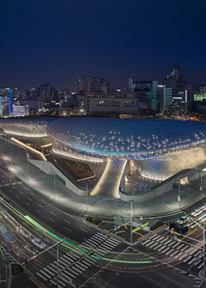 دونغ ديمون ديزاين بلازا في سيول - كوريا الجنوبية