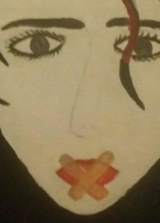 لوحة للطفلة فاطمة عبدالعزيز