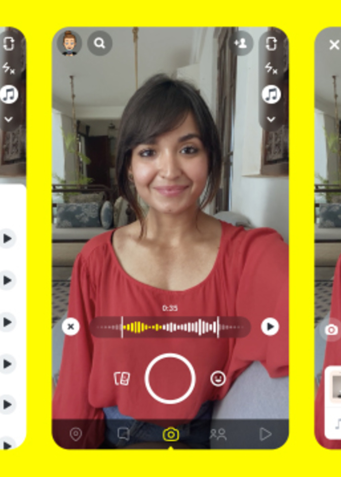 سناب شات تتيح إضافة الموسيقى على غرار تيك توك وريلز من انستقرام