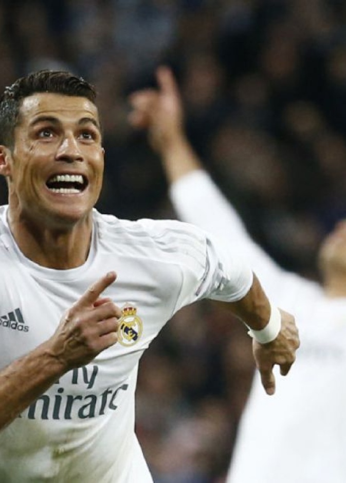 كريستيانو بعد صفاره الحكم