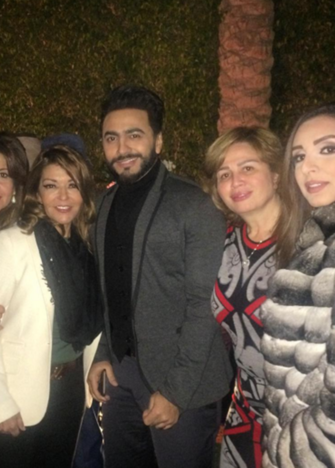  نجوم الفن يحتفلون مع سميرة سعيد