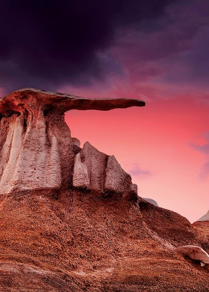 Bisti / De-Na-Zin Wilderness ، نيو مكسيكو