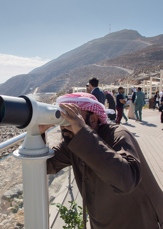 حديقة منصة المشاهدة في جبل جيس .. الأعلى في الإمارات