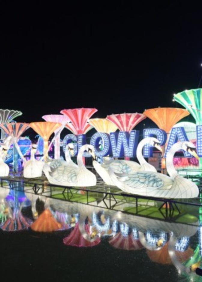 افتتاح حديقة دبي المتوهجة في موسمها الرابع