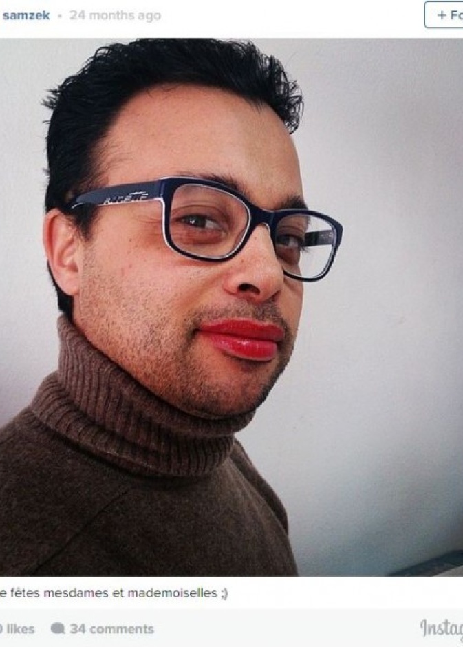 شباب يستجيبون لحملة "أيها الرجال ضعوا أحمر الشفاه"