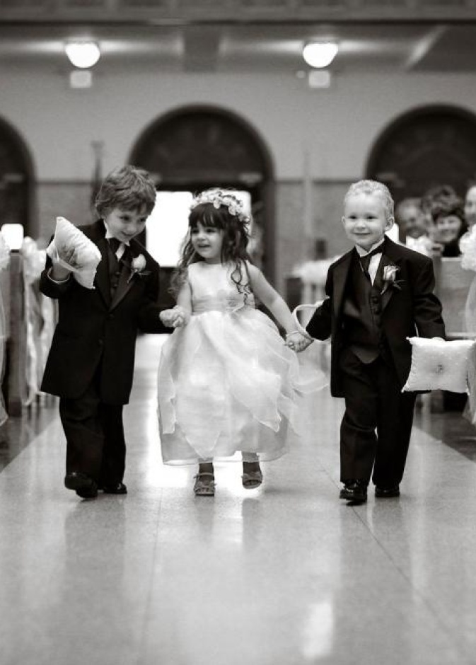 وجود الصغار في حفل الزفاف