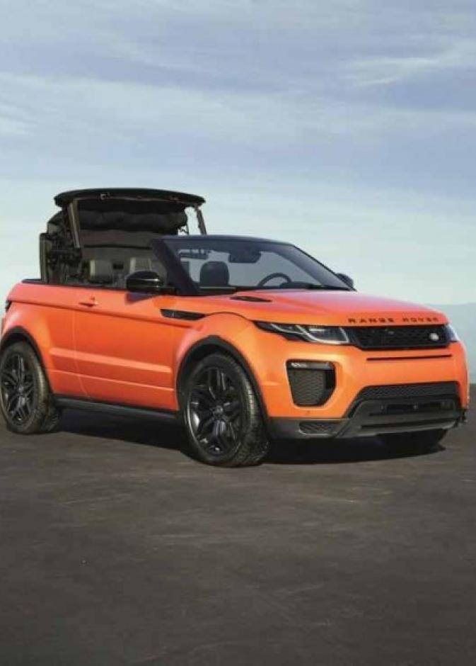 رينج روفر ايفوك 2016 بالسقف المكشوف