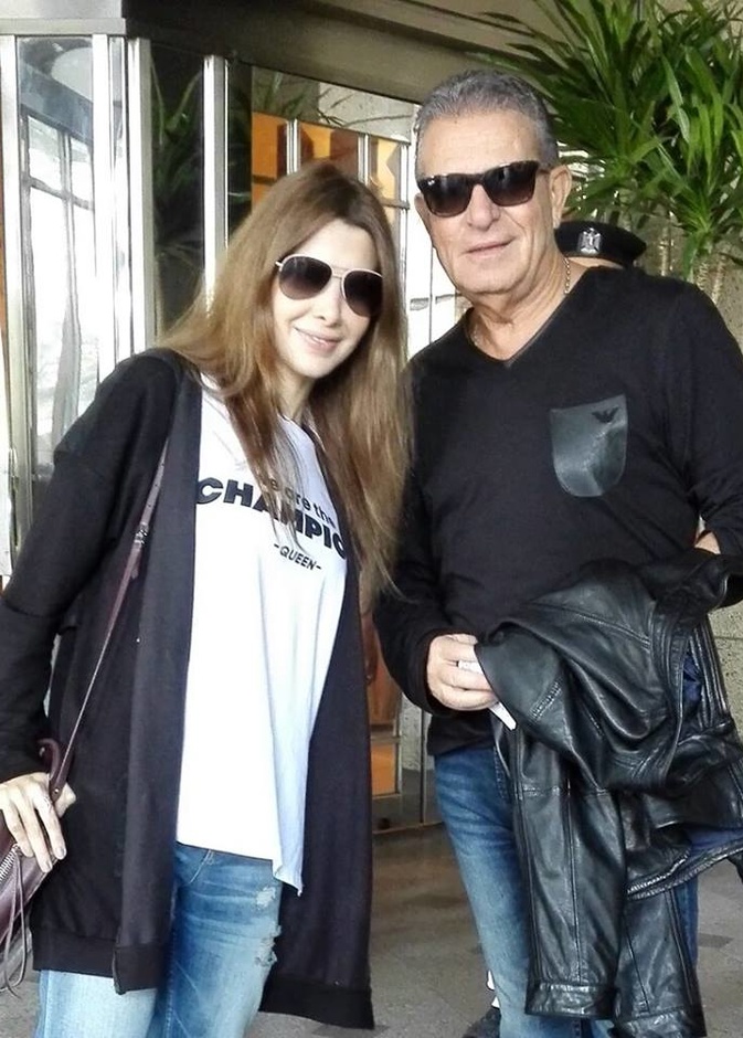  نانسي عجرم برفقة مدير اعمالها