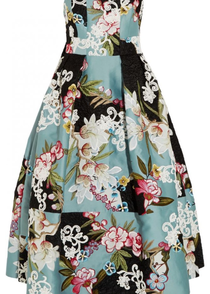 فستان مزين بالورود لحضور عرس من ارديم Erdem 