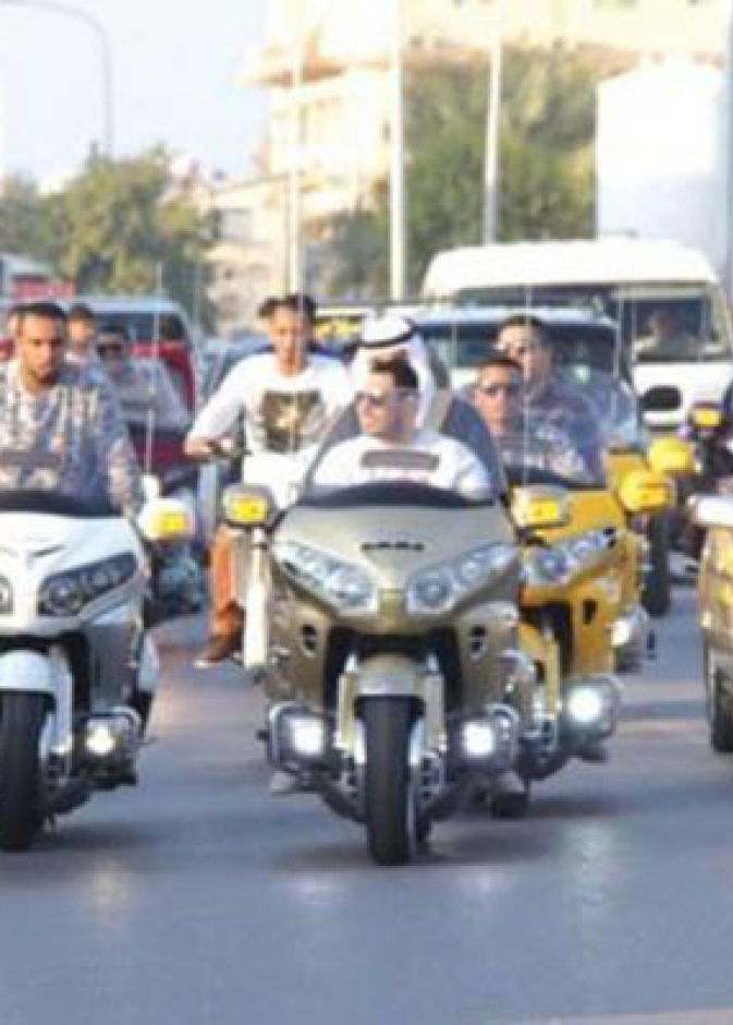 موكب الدراجات النارية