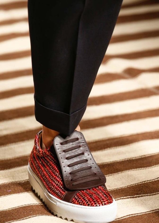 Slip on جلد مجدول من Salvatore Ferragamo