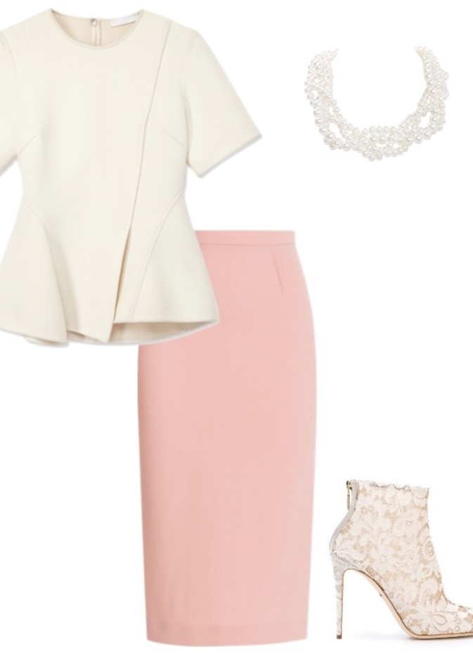 لوك 5 - اطلالة انثوية حالمة بألوان فاتحة وهادئة