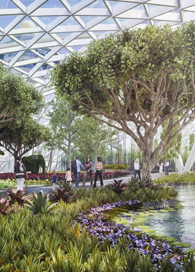 مجمع كانوبي بارك الترفيهي .. في مطار شانغي في سنغافورة