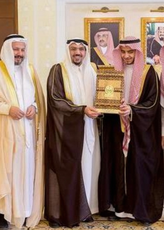تكريم امير القصيم للاشقاء 