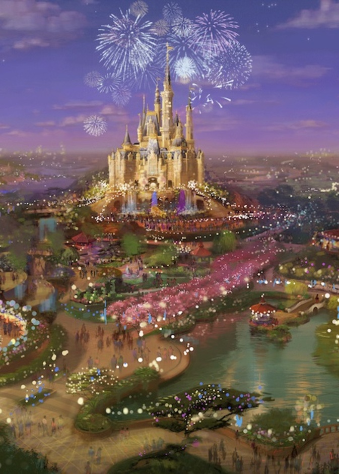 صورة متوقعة لعالم ديزني في الصين