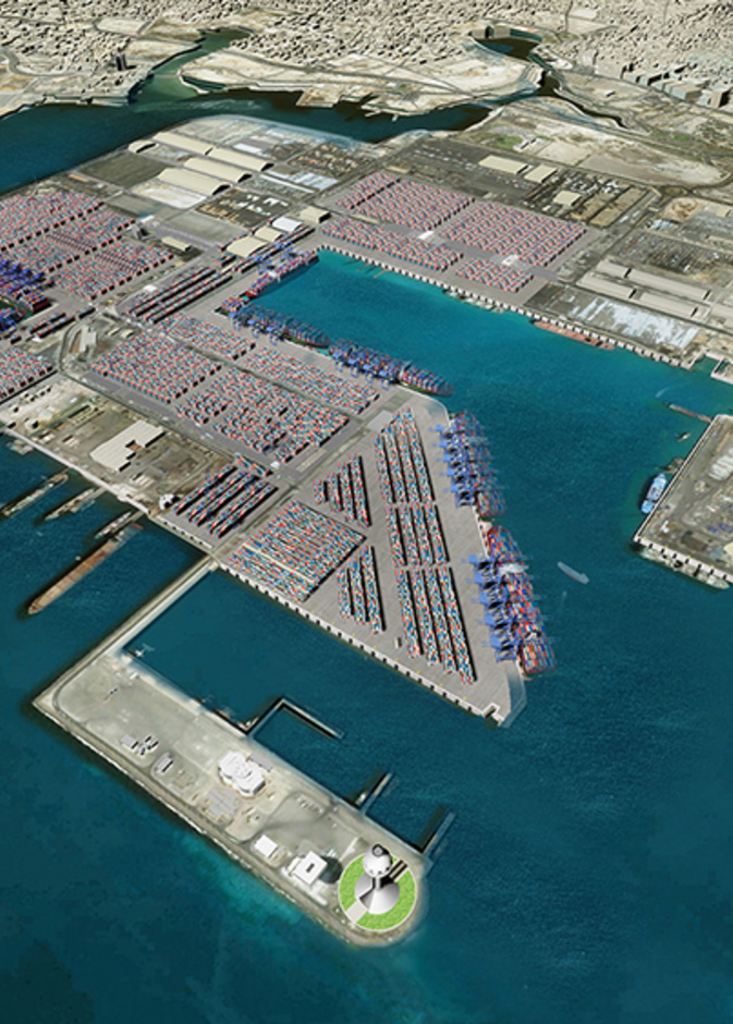 محطة بوابة البحر الاحمر في السعودية تحصل على جائزة دعم التجارة البحرية المستدامة 2020