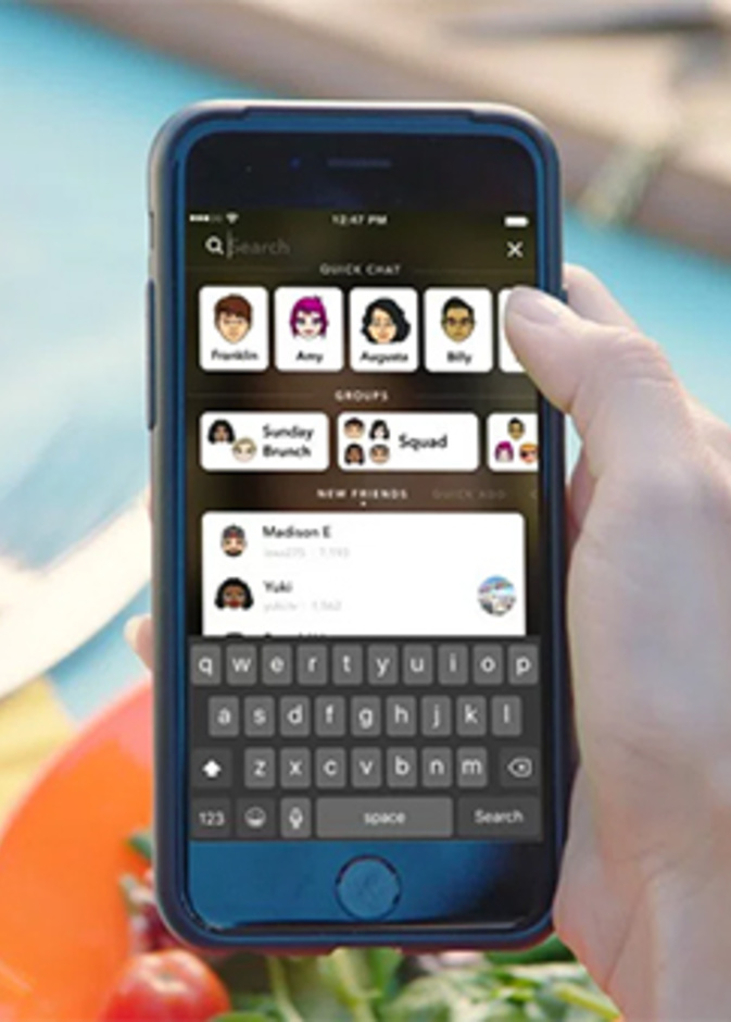 تسهيل عملية البحث عن الأصدقاء في تحديث سناب شات