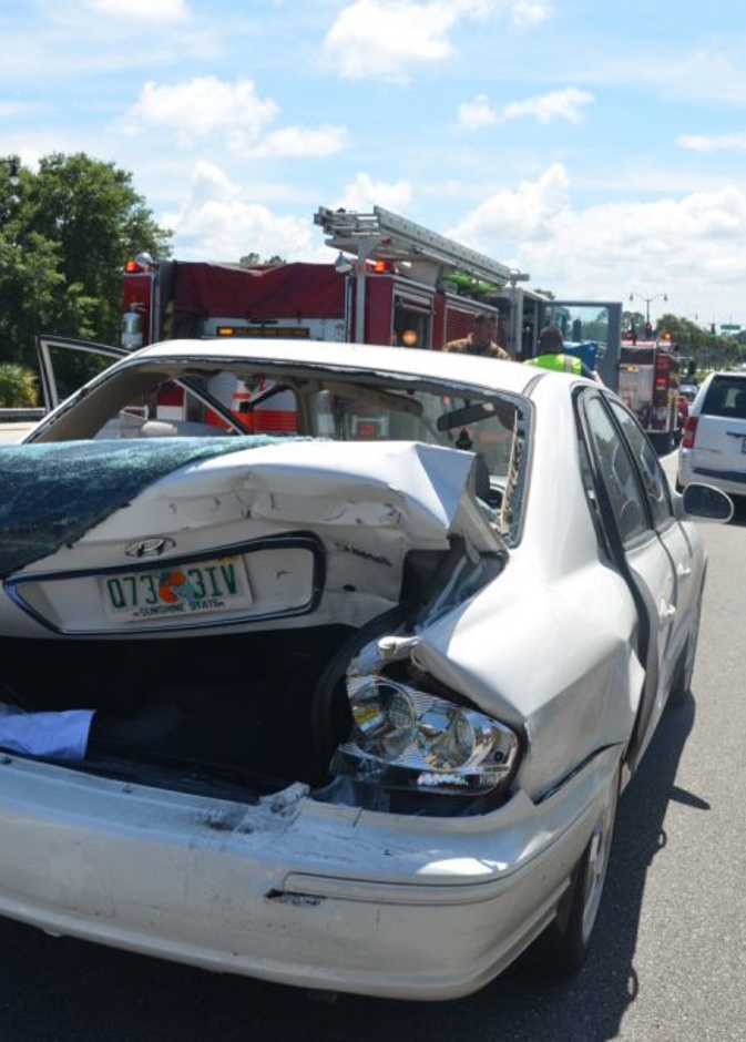 حادث مروع على طريقة افلام هوليود في الكويت