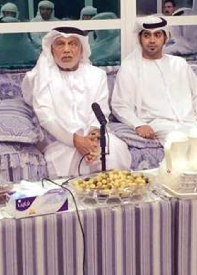 امسية في بيت شاعر من منزل الشاعر خلفات عبد الله الكعبي