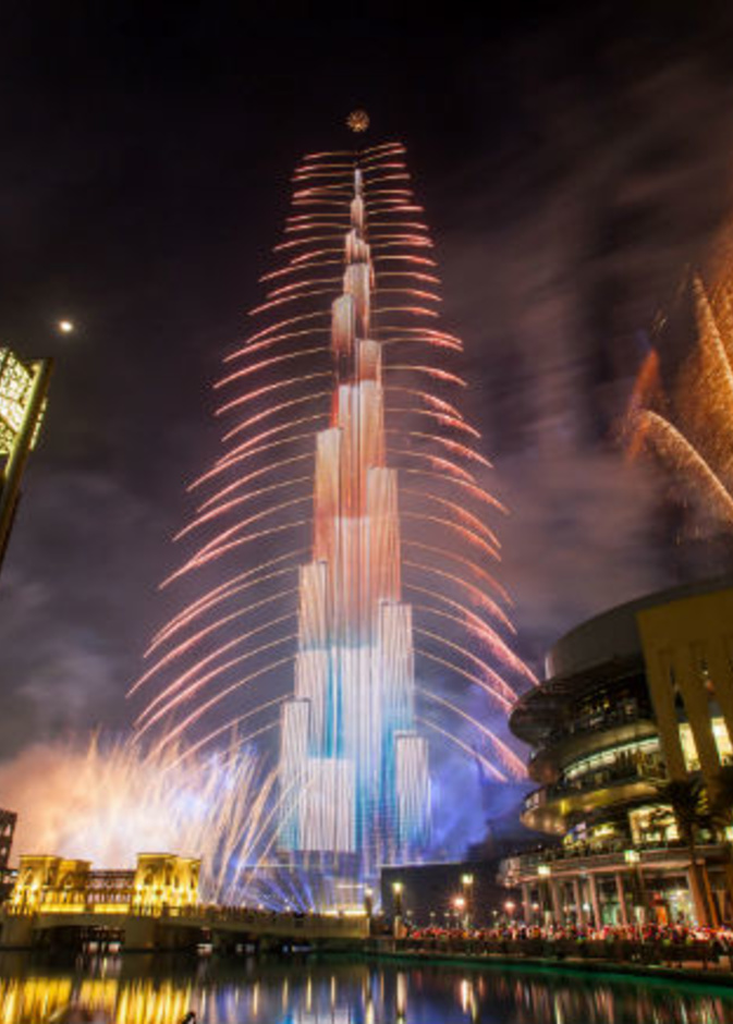 دبي : الوجهة الأولى للاحتفال بالسنة الجديدة