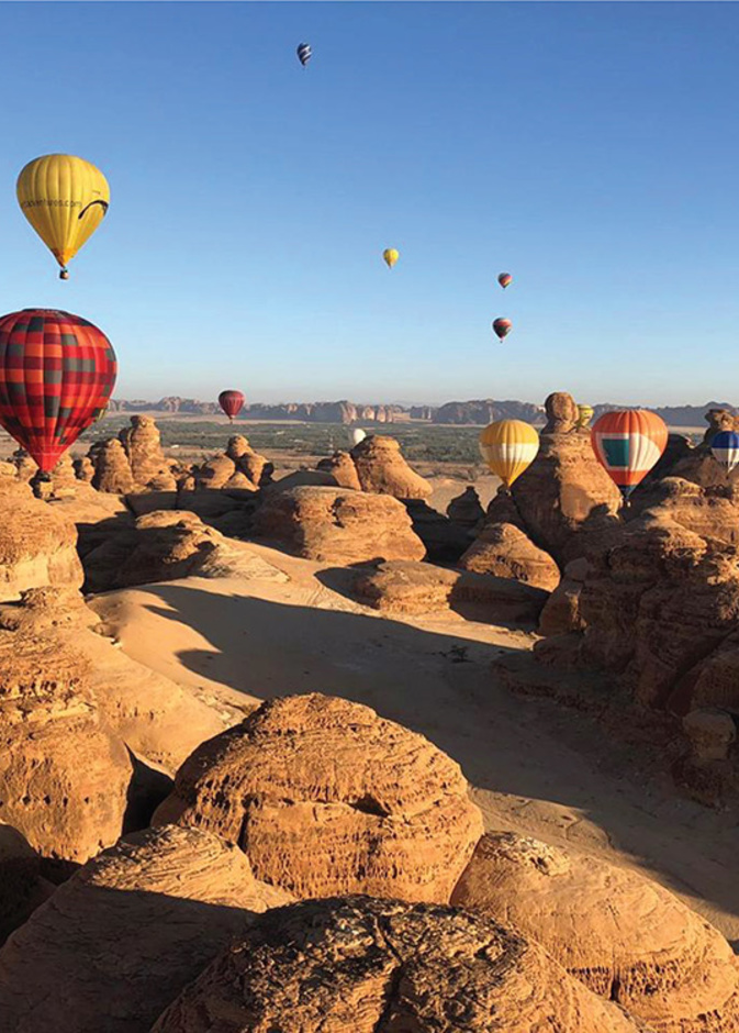 العلا ستحتضن أول منطاد سياحي في السعودية