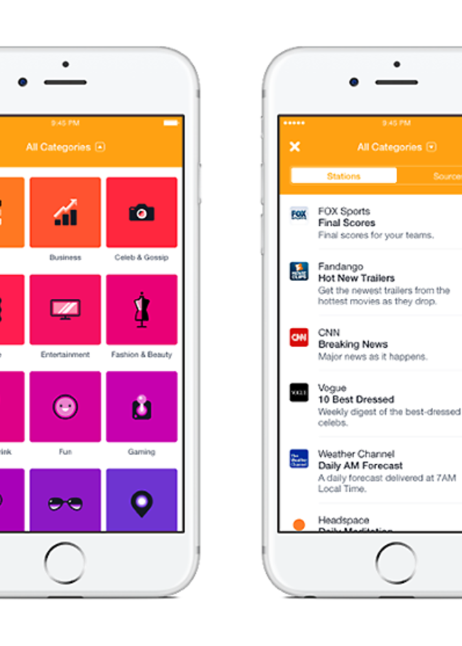 تطبيق Notify للأخبار من فيسبوك