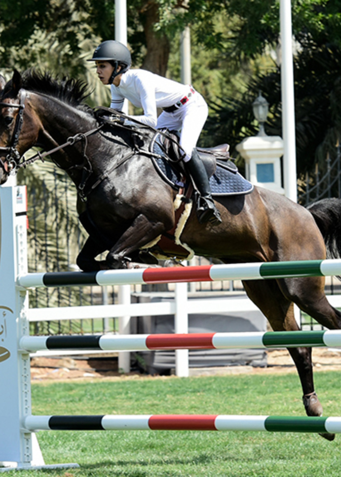 أجواء ترفيهية مميزة في كأس أكاديمية فاطمة بنت مبارك الدولي لقفز الحواجز 2017