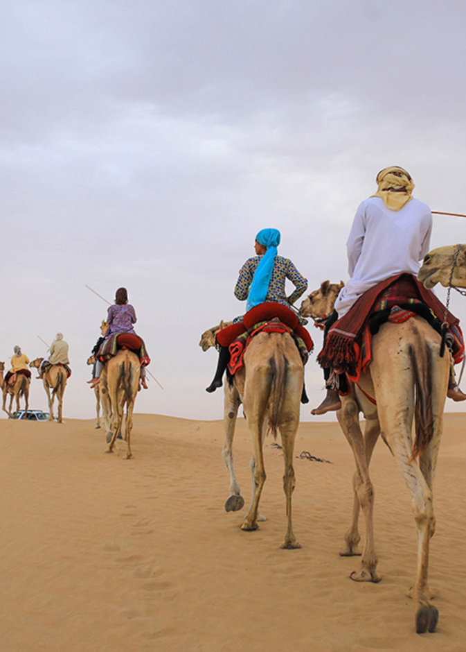 مخيم الحياة البدوية في المرموم بدبي  .. رحلة تراثية مميزة