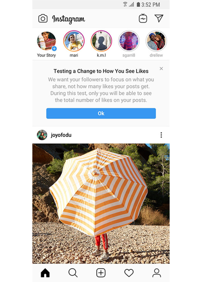 انستقرام تحجب خاصية "الإعجاب" على مستوى العالم